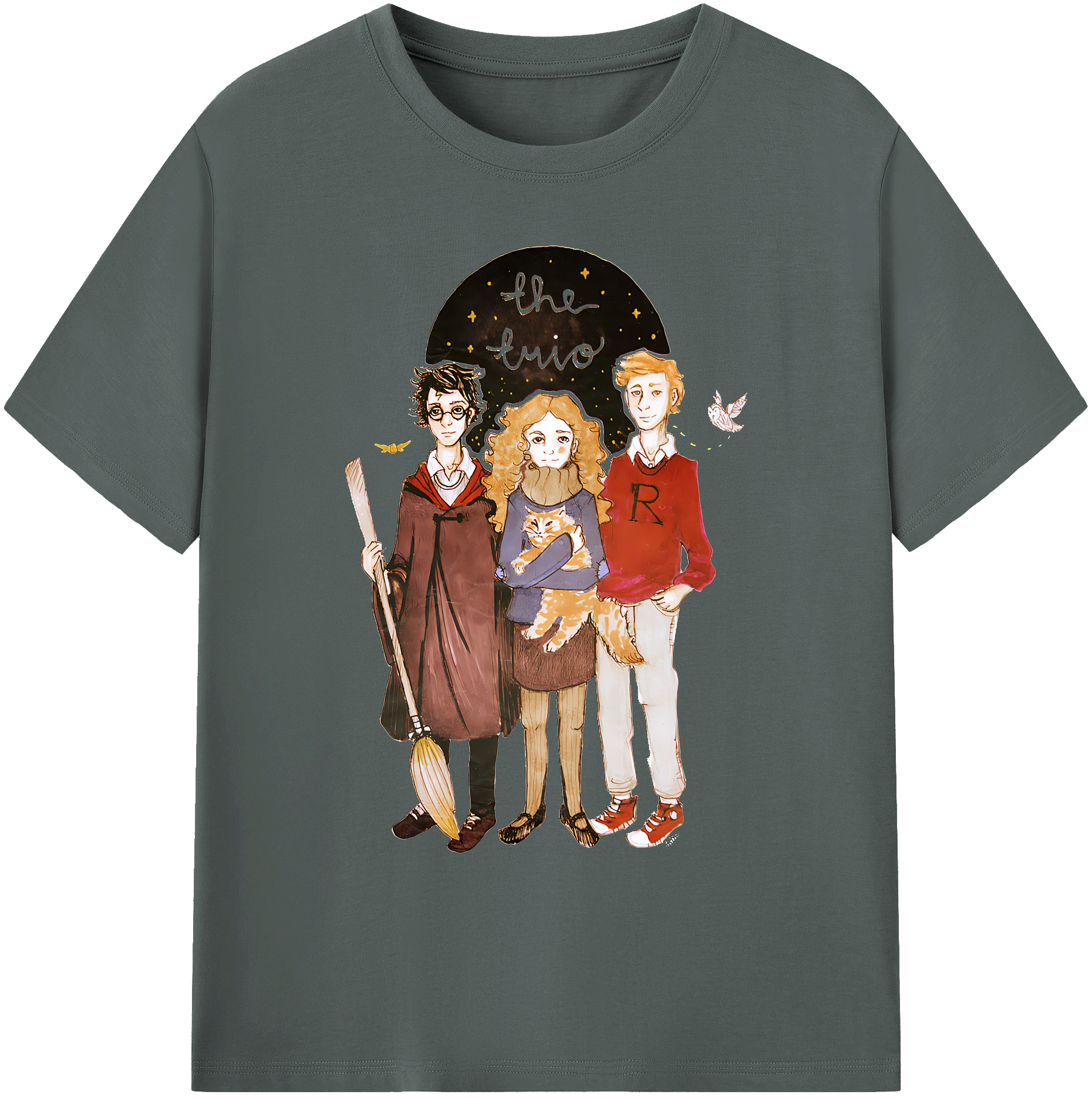 （画像用） Harry Potter ハリー・ポッターシリーズ 綿100％ メンズ半袖Tシャツ｜肌触りやわらか＆通気性